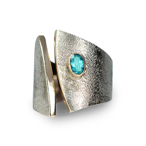 Silberring mit Edelstein Silberring mit Edelstein